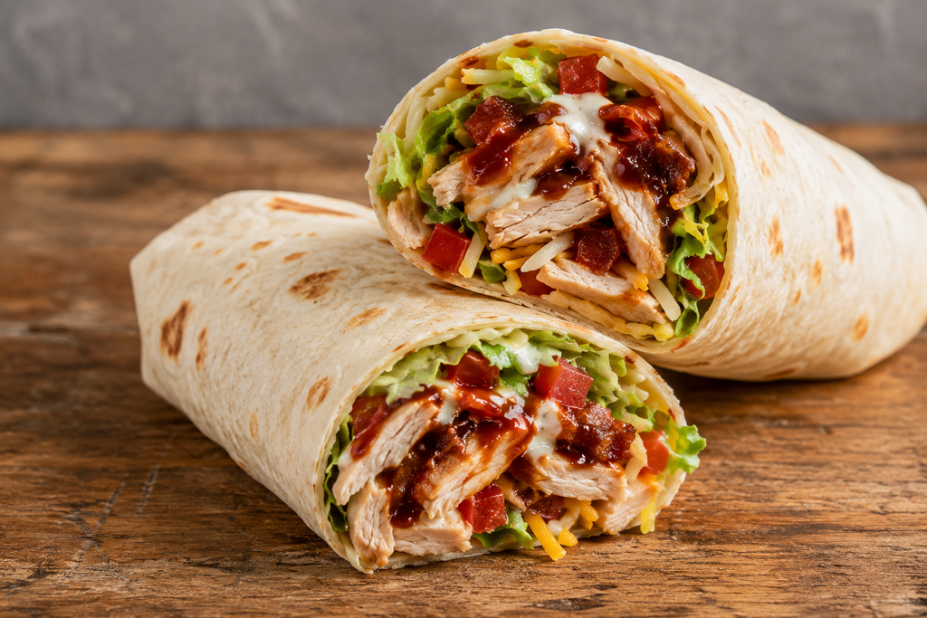 BBQ Chicken Bacon Ranch Wraps