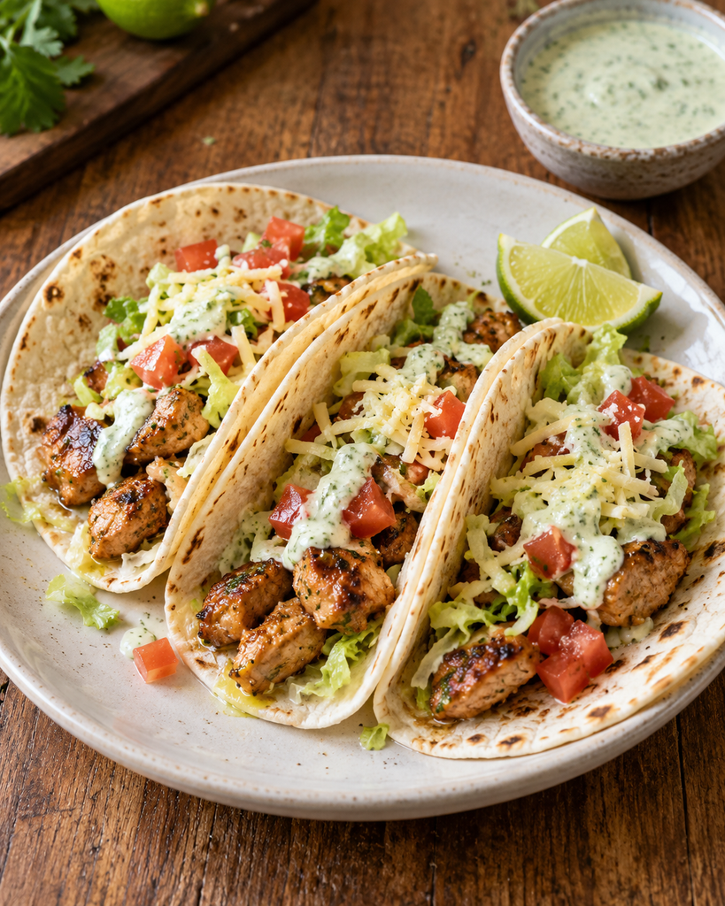 Honey-Lime Chicken Tacos
